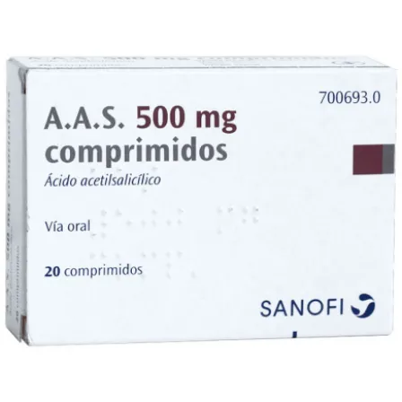 A.A.S. 500 mg COMPRIMIDOS