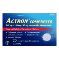 ACTRON COMPUESTO 20 COMPRIMIDOS EFERVESCENTES