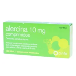 ALERCINA 10 MG 7 COMPRIMIDOS RECUBIERTOS