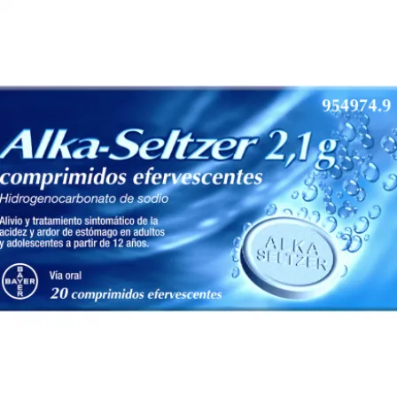 ALKA-SELTZER 2081.8 MG 20 COMPRIMIDOS EFERVESCENTES