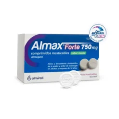 ALMAX FORTE 750 MG 24 COMPRIMIDOS MASTICABLES SABOR MENTA