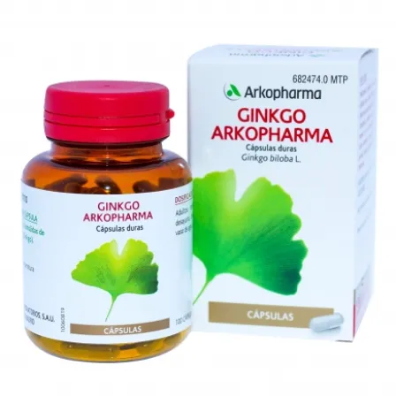 ARKOCAPSULAS GINKGO 180 MG 100 CAPSULAS