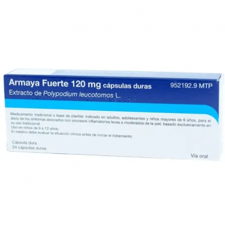 ARMAYA FUERTE 120 MG 24 CAPSULAS