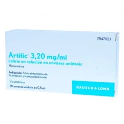 ARTIFIC 3.2 MG/ML COLIRIO 30 MONODOSIS SOLUCION