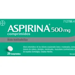 ASPIRINA 500 MG 20 COMPRIMIDOS