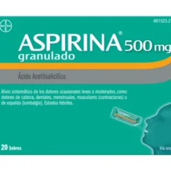 ASPIRINA 500 MG 20 SOBRES GRANULADO