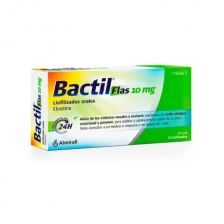 BACTIL FLAS 10 MG 10 LIOFILIZADOS ORALES