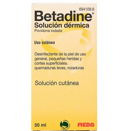 BETADINE 10% SOLUCION TOPICA 1 FRASCO 50 ML