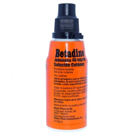 BETADINE 4% SOLUCION TOPICA JABONOSA 125 ML