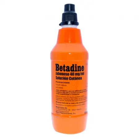 BETADINE 4% SOLUCION TOPICA JABONOSA 500 ML