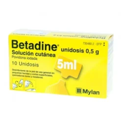 BETADINE 10% SOLUCION TOPICA 10 UNIDOSIS 5 ML