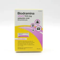 BIODRAMINA INFANTIL 12,5 MG 12 SOBRES MONODOSIS SOLUCION ORAL 2,5 ML