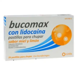 BUCOMAX LIDOCAINA 24 PASTILLAS PARA CHUPAR LIMON