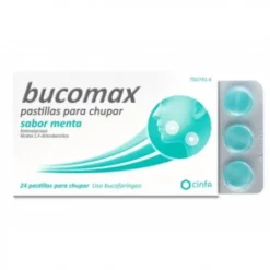 BUCOMAX 24 PASTILLAS PARA CHUPAR MENTA