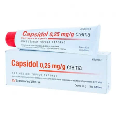CAPSIDOL 0.25 MG/G CREMA 60 G