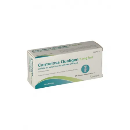 CARMELOSA QUALIGEN 5 MG/ML COLIRIO EN SOLUCION 30 MONODOSIS 0,4 ML