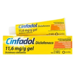 CINFADOL DICLOFENACO 11,6 MG/G GEL 1 TUBO DE 100 GR.