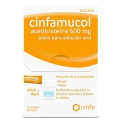 CINFAMUCOL ACETILCISTEINA 600 MG 10 SOBRES