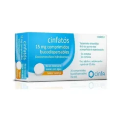 CINFATOS 15 MG 20 COMPRIMIDOS BUCODISPERSABLES (PVC-PVDC/AL)