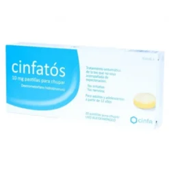 CINFATOS 10 MG 20 PASTILLAS PARA CHUPAR