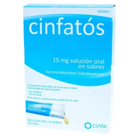 CINFATOS 15 MG 18 SOBRES SOLUCION ORAL