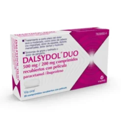 DALSYDOL DUO 500 MG/200 MG 20 COMPRIMIDOS RECUBIERTOS