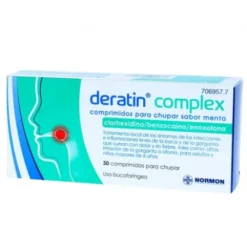 DERATIN COMPLEX 30 COMPRIMIDOS PARA CHUPAR MENTA