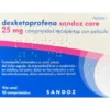 DEXKETOPROFENO SANDOZ CARE 25 MG 10 COMPRIMIDOS RECUBIERTOS