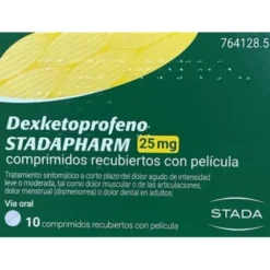 DEXKETOPROFENO STADAPHARM 25MG 10 COMP. RECUBIERTOS CON PELICULA