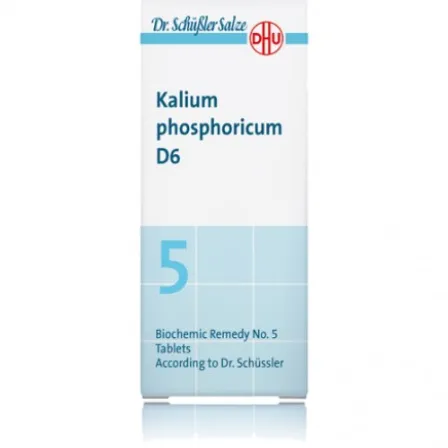 DHU KALIUM PHOSHORICUM D6 SALES DE SCHUSSLER Nº5 80 COMPRIMIDOS