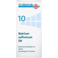 DHU NATRIUM SULFURICUM D6 SALES DE SCHUSSLER Nº10 80 COMPRIMIDOS