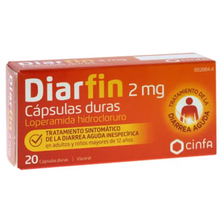 DIARFIN 2 MG 20 CAPSULAS