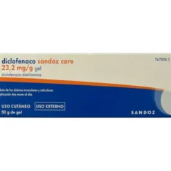 DICLOFENACO SANDOZ CARE 23,2 MG/G 50 G