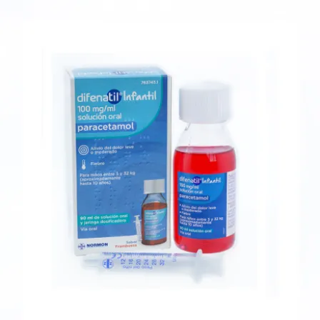 DIFENATIL INFANTIL 100 MG/ML SOLUCION ORAL 1 FRASCO 90 ML
