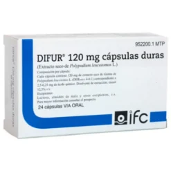 DIFUR 120 MG 24 CAPSULAS