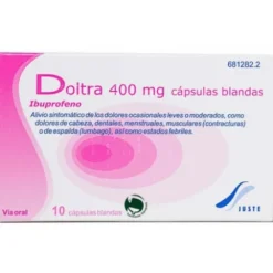 DOLTRA 400 MG 10 CAPSULAS BLANDAS