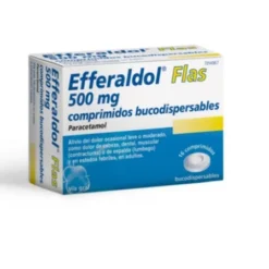 EFFERALDOL FLAS 500 MG 16 COMPRIMIDOS BUCODISPERSABLES