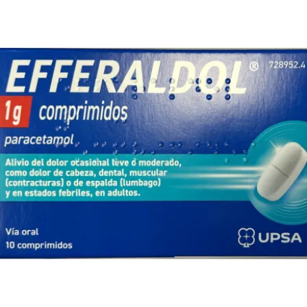 EFFERALDOL 1 G 10 COMPRIMIDOS (BLISTER)