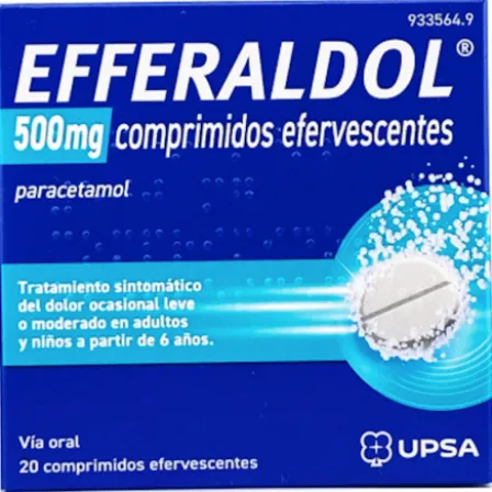 EFFERALDOL 500 MG 20 COMPRIMIDOS EFERVESCENTES