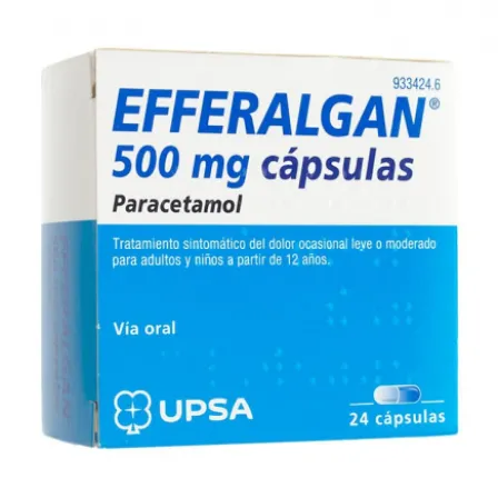 EFFERALGAN 500 MG 24 CAPSULAS