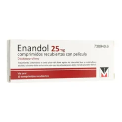 ENANDOL 25 MG 10 COMPRIMIDOS RECUBIERTOS