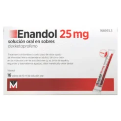 ENANDOL 25 MG 16 SOBRES SOLUCION ORAL