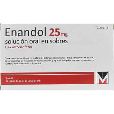 ENANDOL 25 MG 10 SOBRES SOLUCION ORAL 10 ML