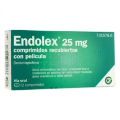 ENDOLEX 25 MG 12 COMPRIMIDOS