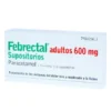 FEBRECTAL ADULTOS 600 MG 6 SUPOSITORIOS