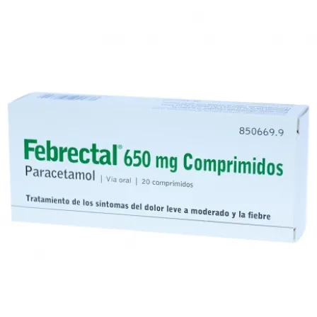 FEBRECTAL 650 MG 20 COMPRIMIDOS