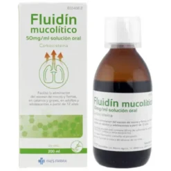 FLUIDIN MUCOLITICO 50 MG/ML SOLUCION ORAL 200 ML