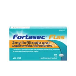 FORTASEC FLAS 2 MG 12 LIOFILIZADOS ORALES