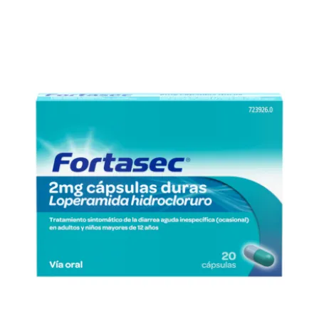 FORTASEC 2 MG 20 CAPSULAS