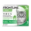 FRONTLINE COMBO 60/50 MG SOLUCION SPOT-ON PARA GATOS 3 PIPETAS 0,5 ML